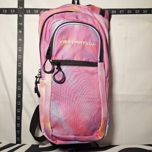 Vibedration Hydration Backpack w/o bladder Multicolor/Pink washed out color-Used